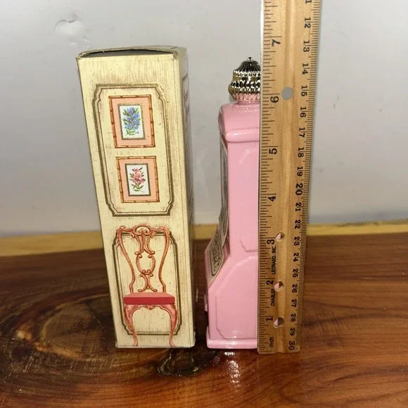 Vtg AVON Secretaire Charisma Foaming Bath Oil Decanter 5 oz Full Collectable - Picture 5 of 6